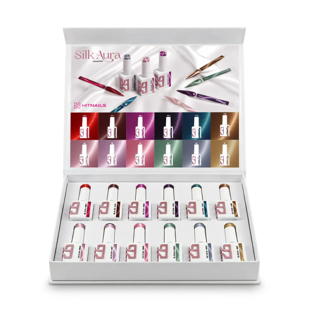 Coleção Verniz Gel Silk Aura 12 cores